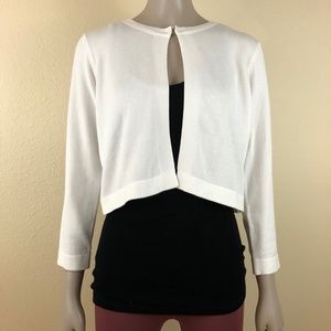 Grace Karin 3/4 sleeve open front single closure cardigan sweater round neck